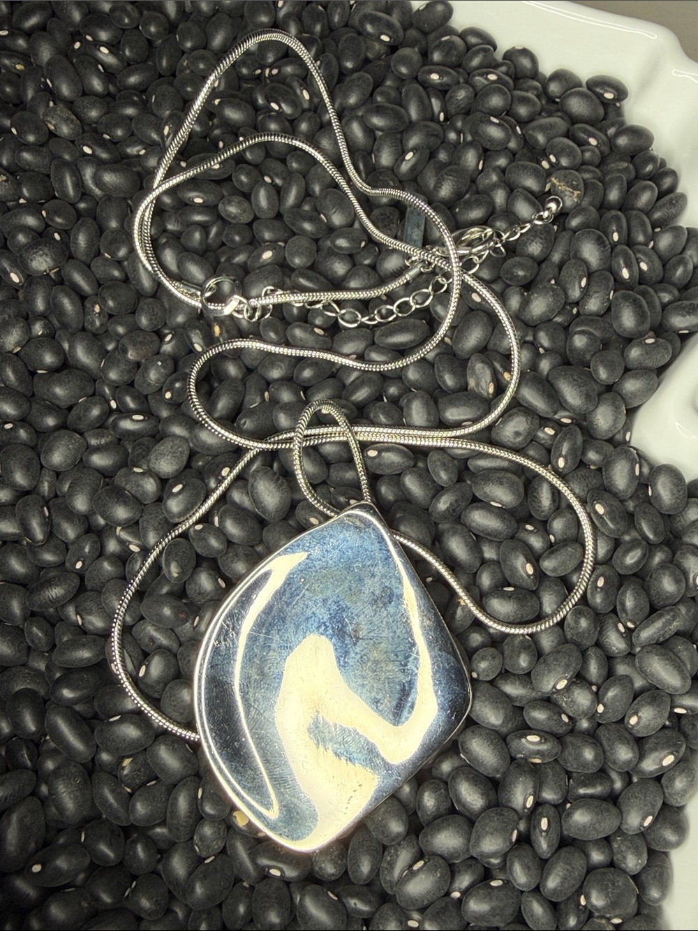 17 in Silver Pendant Necklace - Women Jewelry